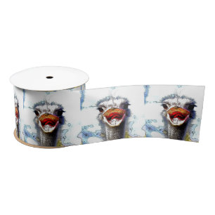 Ostrich20150701 Satin Ribbon