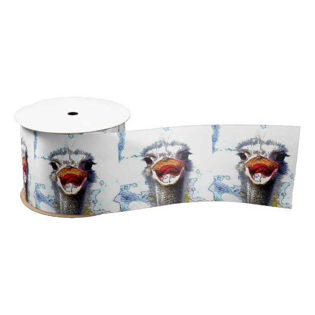 Ostrich20150701 Satin Ribbon (Spool)