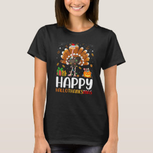 Ostrich Bird  Halloween Christmas Happy Hallothank T-Shirt