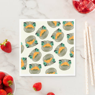 Ostrich Bird Pattern Napkin