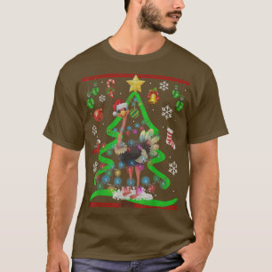 Ostrich Christmas Tree Ostriches Ugly Xmas Sweater