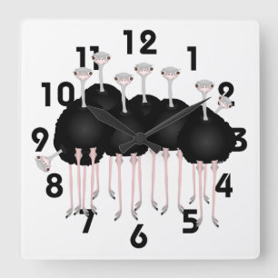 Ostrich Clock