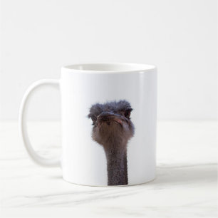 ostrich coffee mug