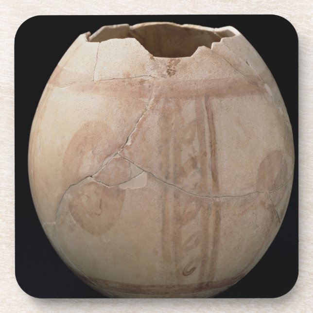 Ostrich egg cut in the form of a vase from Puig de Coaster (Front)