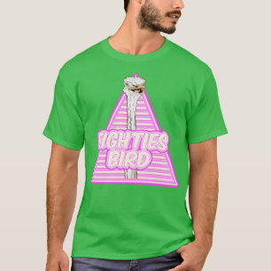 Ostrich Eighties bird T-Shirt
