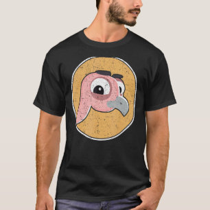 Ostrich Face Ostriches Animal  Flightless Bird T-Shirt