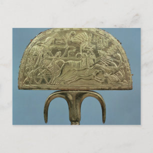 Ostrich-feather fan from the Tomb of Postcard