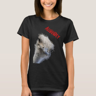 Ostrich Funny Bird Face With Goofy Expression Alle T-Shirt