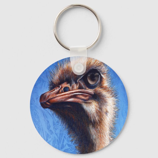 Ostrich Key Chain (Front)