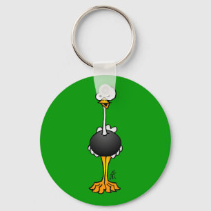 Ostrich Key Ring