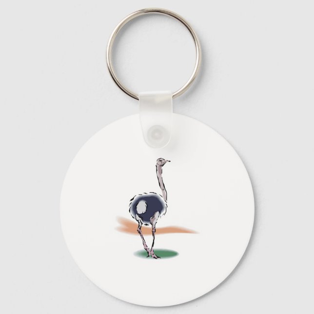 ostrich key ring (Front)