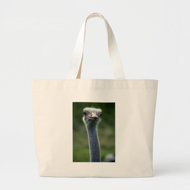 Ostrich Large Tote Bag (Front)