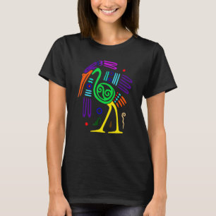 Ostrich Like Animal Full Of Colours T-Shirt