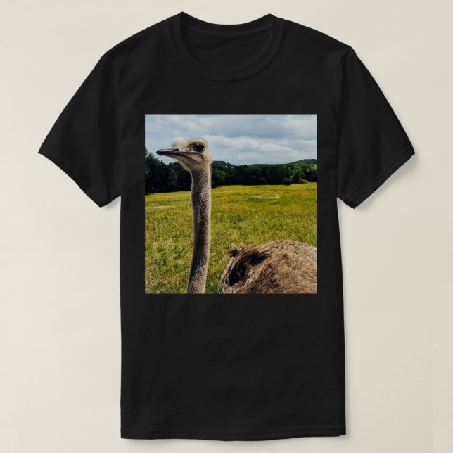 Ostrich Long T-Shirt (Design Front)