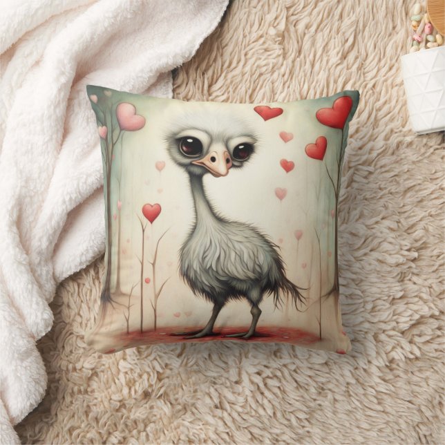 Ostrich Love 2 Cushion (Blanket)