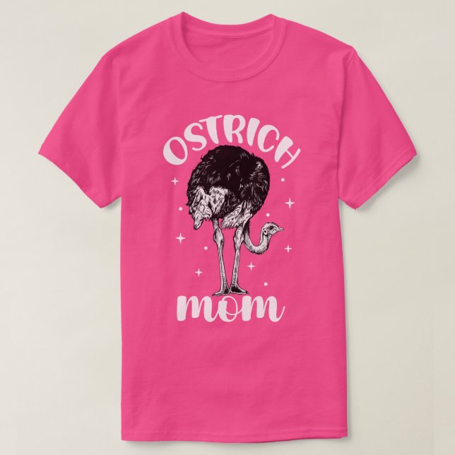Ostrich lover Ostrich Mum T-Shirt (Design Front)
