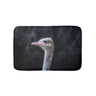 Ostrich Photography Bath Mat