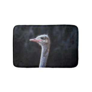 Ostrich Photography Bath Mat