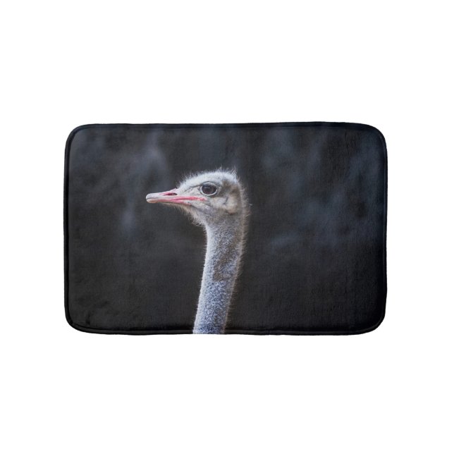 Ostrich Photography Bath Mat (Front)