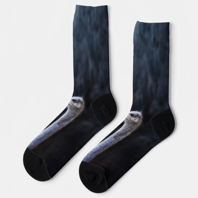 Ostrich Photography Socks (Left)