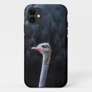 ostrich portrait iPhone 11 case