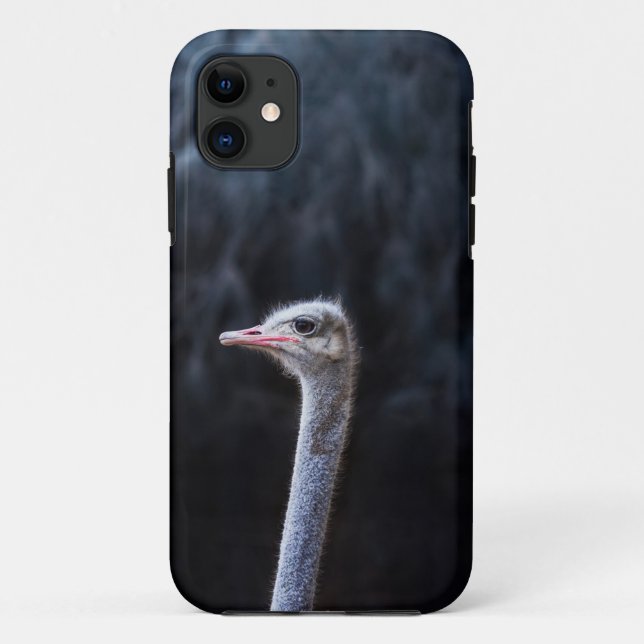 ostrich portrait     Case-Mate iPhone case (Back)