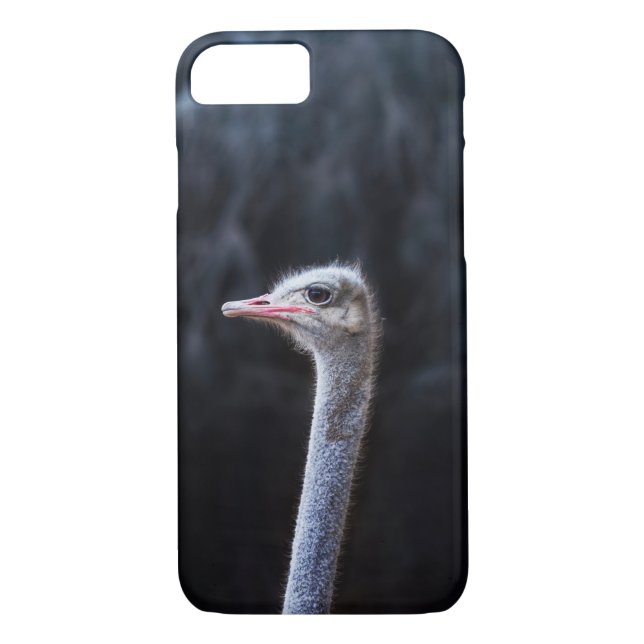 ostrich portrait     Case-Mate iPhone case (Back)