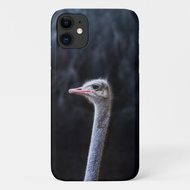 ostrich portrait     Case-Mate iPhone case (Back)