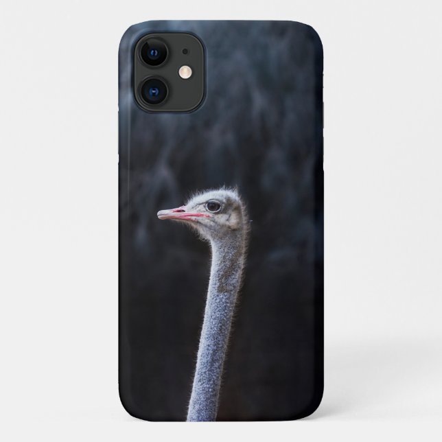 ostrich portrait  Case-Mate iPhone case (Back)