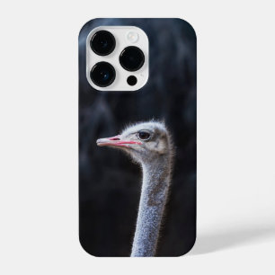 ostrich portrait iPhone 14 pro case