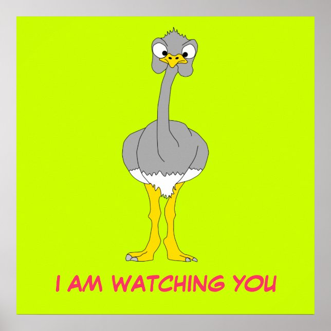 Ostrich Poster (Front)