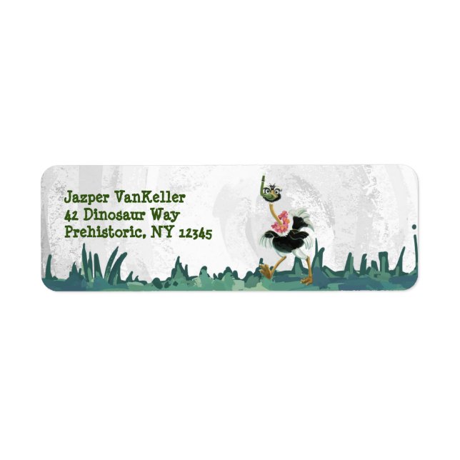 Ostrich Race in the Swamp (Front)
