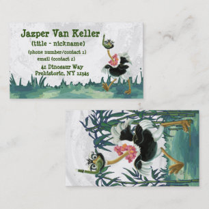 Ostrich Race in the Swamp Business Card