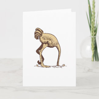 OSTRICH SAND CARD