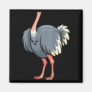 Ostrich Shirt Adult Men Women Kids Body Ostrich Co Magnet