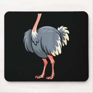 Ostrich Shirt Adult Men Women Kids Body Ostrich Co Mouse Mat