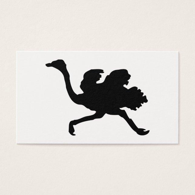 Ostrich Silhouette (Front)