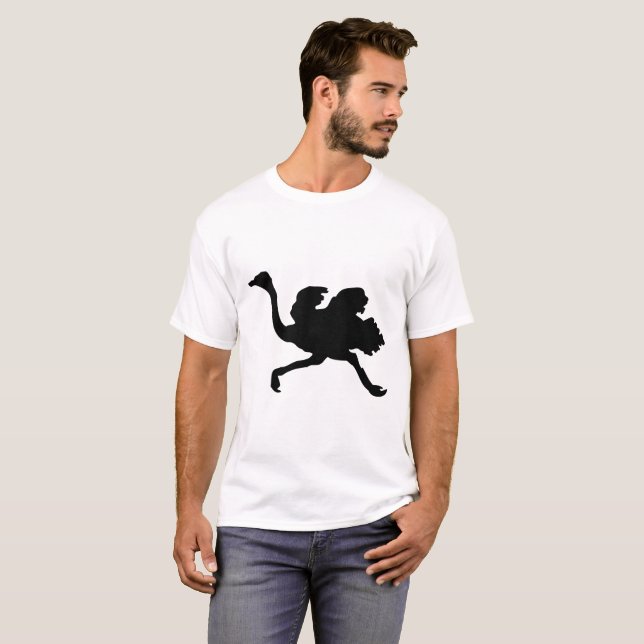 Ostrich Silhouette T-Shirt (Front Full)