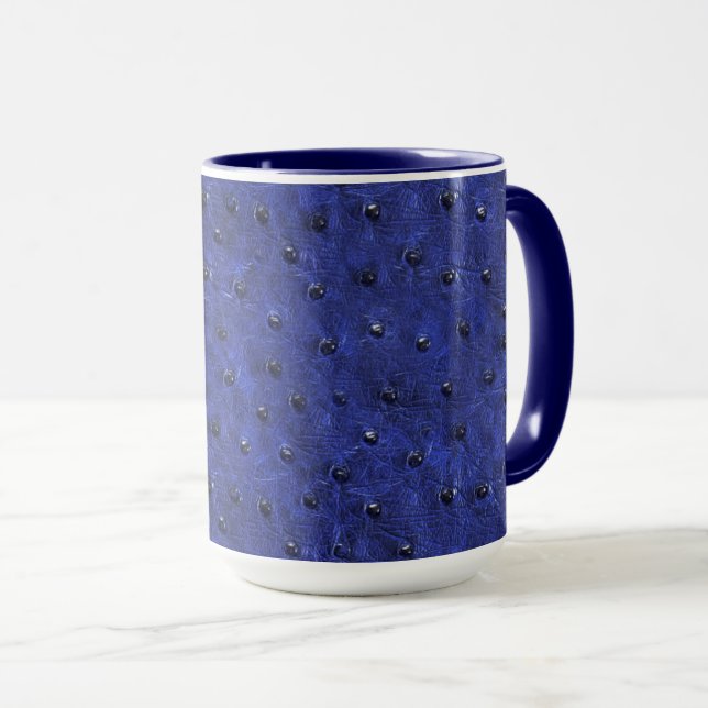 Ostrich Skin Print Mug (Front Right)