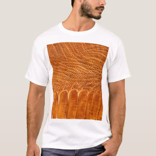 Ostrich Skin Texture: Luxurious Wallpaper. T-Shirt