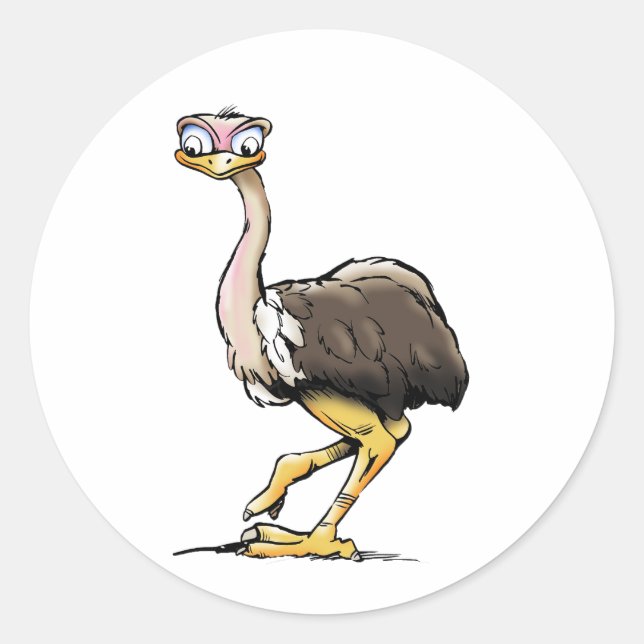 Ostrich Stickers (Front)