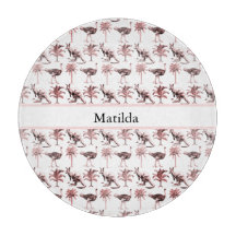 Ostriches and kangaroos, customisable 