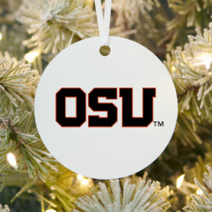 OSU METAL TREE DECORATION