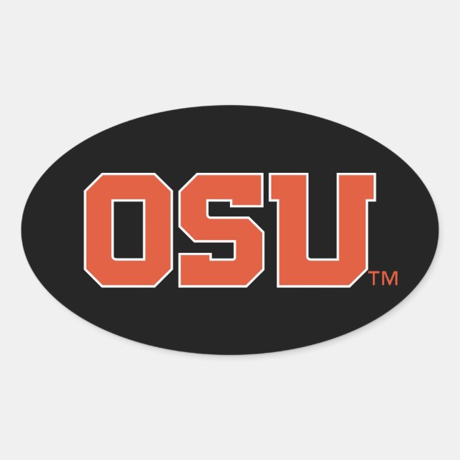 OSU OVAL STICKER (Front)