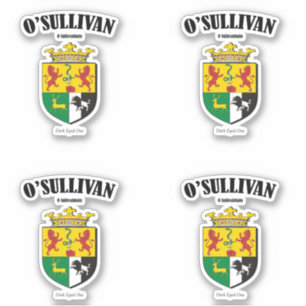 O'Sullivan Crest Irish Translation & Meaning (x4)