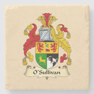 O'Sullivan Family Coat of Arms Stone Coaster 