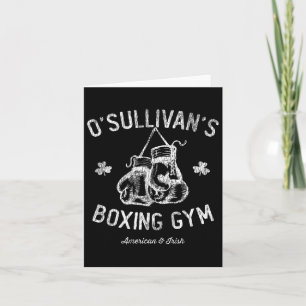 O'sullivan's Boxing Club - American Irish Boxer Card