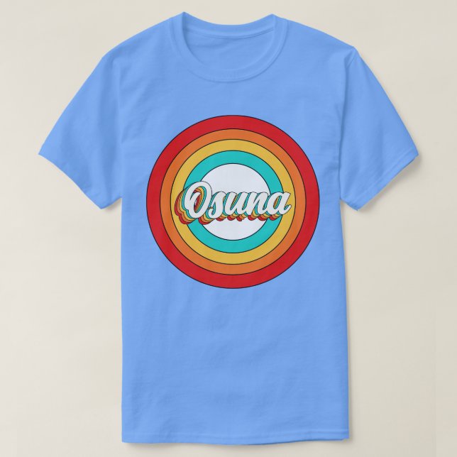 Osuna Name Shirt Vintage Osuna Circle (Design Front)