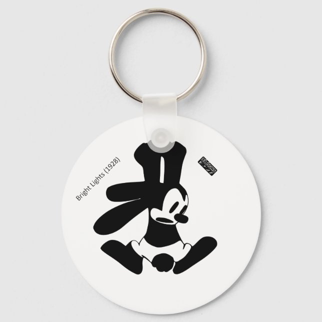 Oswald - Hanging (Bright Lights, 1928) Key Ring (Front)