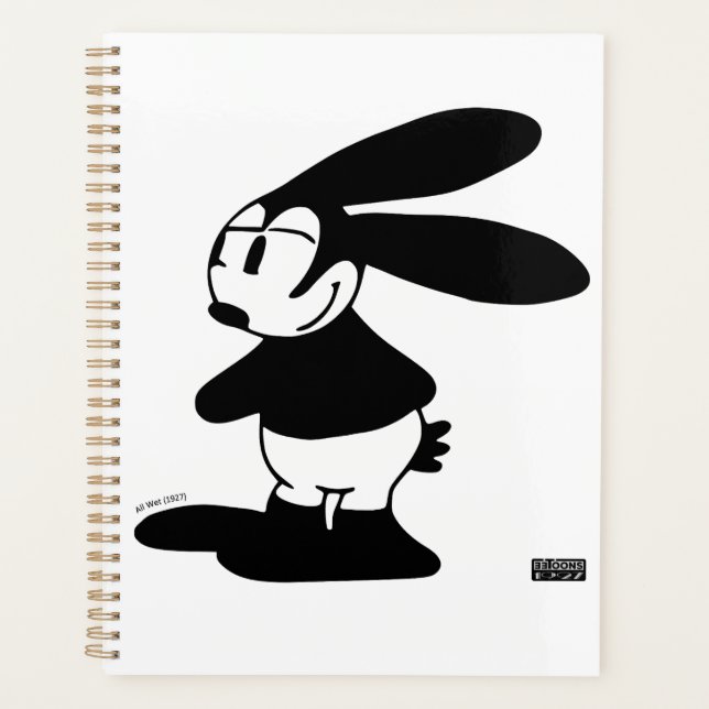 Oswald - Peaceful (All Wet, 1927) Planner (Front)